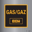 Pict GAS/GAZ TELLER ALU PLAT 150