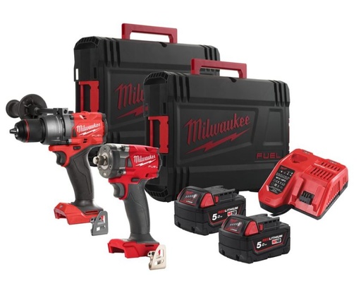 [MIL4933492521] MILWAUKEE FPP2B3-502X Combopack slagboormachine &amp; slagmoersleutel