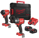 Milwaukee M18 FPP2A3-502X M18 FUEL™ Power Pack (M18FPD3, M18FID3, 2 x M18B5, M12-18FC, HD-Box)