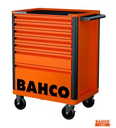 BAHCO 1472K7 gereedschapswagen E72 26" met 7 lades oranje, 693x510x955mm 
