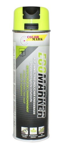 [MOT230806] COLORMARK Eventmarker/krijtspray geel 500 ml (tijdelijke markering)