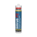 SOUDAL 310ml silirub p2 wit ral9010