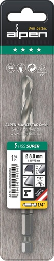 [ALP9520] Alpen Pro Metaalboor 1/4&quot;