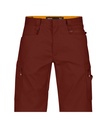 DASSY Zion Werkshort met stretch baksteenrood