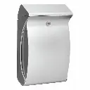 BURG WACHTER Brievenbus kunststof Swing zilver 4906 Si