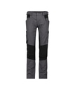 DASSY® Helix Next Women Werkbroek met stretch voor dames antracietgrijs/zwart