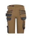 DASSY® Trix Next Holsterzakkenshort met stretch  leembruin/antracietgrijs