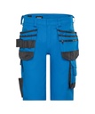 DASSY® Trix Next Holsterzakkenshort met stretch  azuurblauw/antracietgrijs