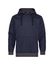 DASSY® Indy Next Sweater met kap nachtblauw/antracietgrijs