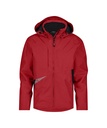 DASSY® Hyper Next Wind- en waterdichte werkjas rood/zwart