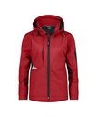 DASSY® Gravity Next Women Softshelljas voor dames rood/zwart