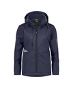 DASSY® Gravity Next Women Softshelljas voor dames nachtblauw/antracietgrijs