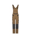 DASSY® Tronix Next Bretelbroek met stretch en kniezakken leembruin/antracietgrijs