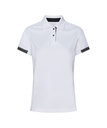 DASSY® Traxion Next Women Polo voor dames wit/antracietgrijs