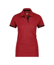 DASSY® Traxion Next Women Polo voor dames rood/zwart