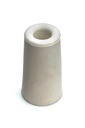 Deurbuffer Ø40x73mm rubber wit