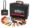 WIHA 9300-70203 Tool Set Electrician Competence XL  2 Trolley Gereedschapkoffer XL 2 Trolley electric 60-delig (PROMO)
