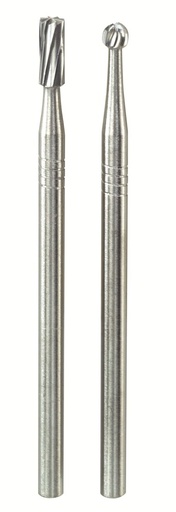 [PROX28750] PROXXON HM-freesset 2-dlg. (cilinder + kogel)