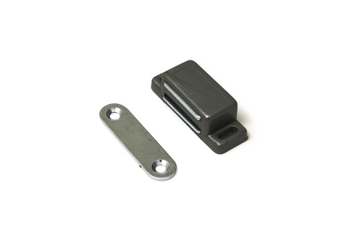 [MC 8102B] Magneetsnapper / metalen tegenplaat / 4 kg / wit