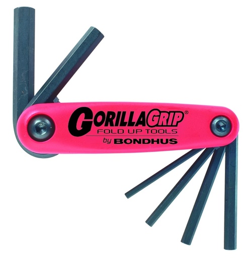 [BO 12587] BONDHUS HF7M Gorilla grip Inbussleutelset 2-8mm