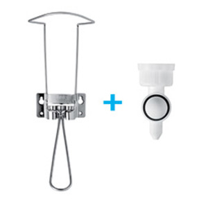 [DIP8080] DIPP Elleboogdispenser inox en doseerdop  voor handgel en handzepen