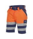 DASSY Venna Hoge zichtbaarheidsshort marineblauw/fluo-oranje