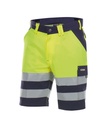 DASSY Venna Hoge zichtbaarheidsshort marineblauw/fluogeel