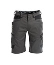 DASSY Axis Werkshort met stretch antracietgrijs/zwart