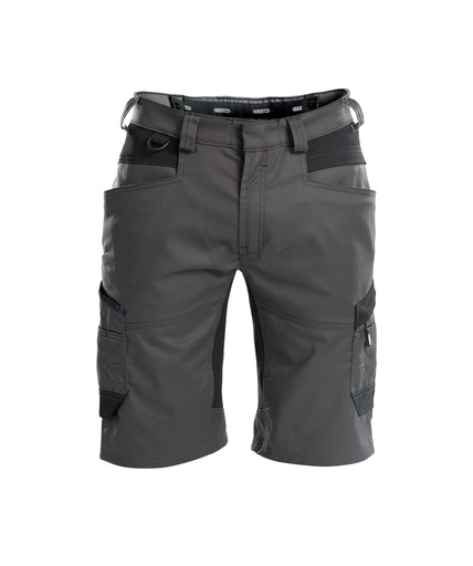 [2500822041B6479] DASSY Axis Werkshort met stretch antracietgrijs/zwart