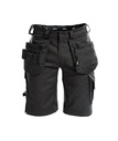 DASSY Trix Holsterzakkenshort met stretch zwart