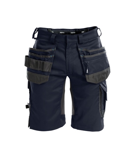 [2500832041B6847] DASSY Trix Holsterzakkenshort met stretch nachtblauw/antracietgrijs