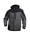 DASSY Jakarta Tweekleurige softshell jas cementgrijs/zwart