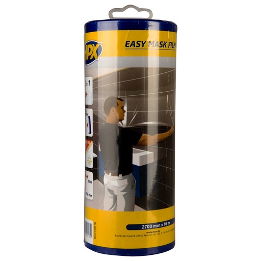 [DE270016] HPX Easy mask film crêpepapier 2700mm x 16m + dispenser