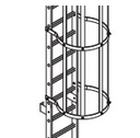 SOLIDE Brandladder, met kooi, per meter