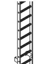 SOLIDE Brandladder, zonder kooi, per meter