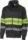 L.BRADOR 6112P Sweatshirt zwart Hi-Vis geel