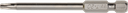 Torx-bit middellang, 1/4" x 75 mm