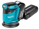 MAKITA DBO180RTJ Accu excentrische schuurmachine 125mm LXT 18V + 2x BL1850B + 1x DC18RC + MAKPAC