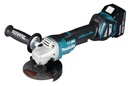 MAKITA DGA517RTJ Accu haakse slijper 125mm LXT 18V + 2x BL1850B + 1x DC18RC + Makpac