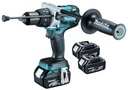 MAKITA DHP481RT3J Accu klopboor- en schroefmachine 13 mm LXT 18 V + 3 x BL1850B + 1 x DC18RC + MAKPAC