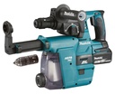 MAKITA DHR243RTJW Accu SDS+ combihamer 24 mm LXT 18V + stofafzuiging + 2x BL1850B + 1x DC18RC + MAKPAC