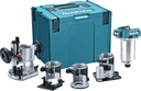 MAKITA DRT50ZJX3 Accu boven- en kantenfrees LXT 18V (4 in 1) + MAKPAC (zonder accu's noch lader)