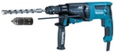 MAKITA HR2631FT12 SDS+ combihamer 26mm 800W AVT 26mm + boor- en beitelset + automatische boorkop + koffer