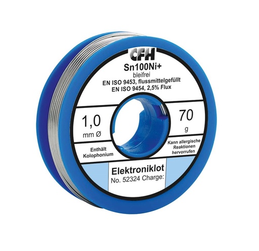 [CFH 52324] CFH Soldeerdraad (loodvrij) 70 gr. - elektronika - EL 324