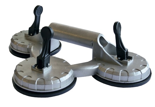 [SO 551603] SOLID Zuigheffer 3 naps - Alu