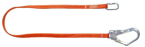[SX 102318] SECURX Vanglijn PES - 1,5 m + muskethaken 1xSH10 + 1xSH15