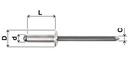 FAR blindklinknagel ALU 3,2x10 (100) 