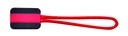 PRINTER zipper puller 4-pack rood