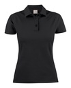 PRINTER surf women polo pique  zwart