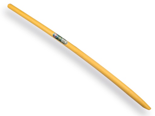 [320138] ATLAS batsesteel fiber gebogen 135cm geel